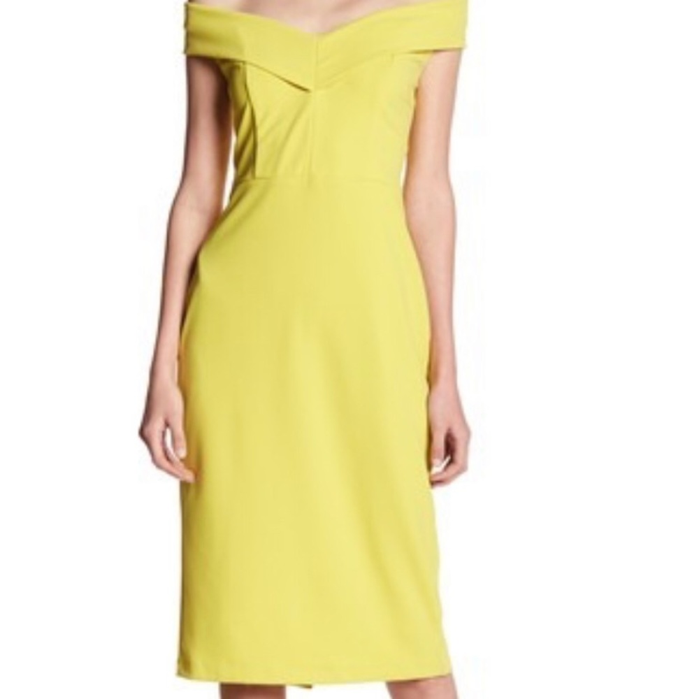 ECI New York off the shoulder dress
